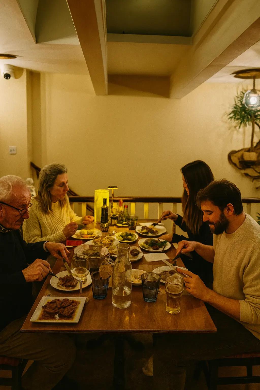 A captivating moment captured at Jars Meze showcasing our Greek dining atmosphere.