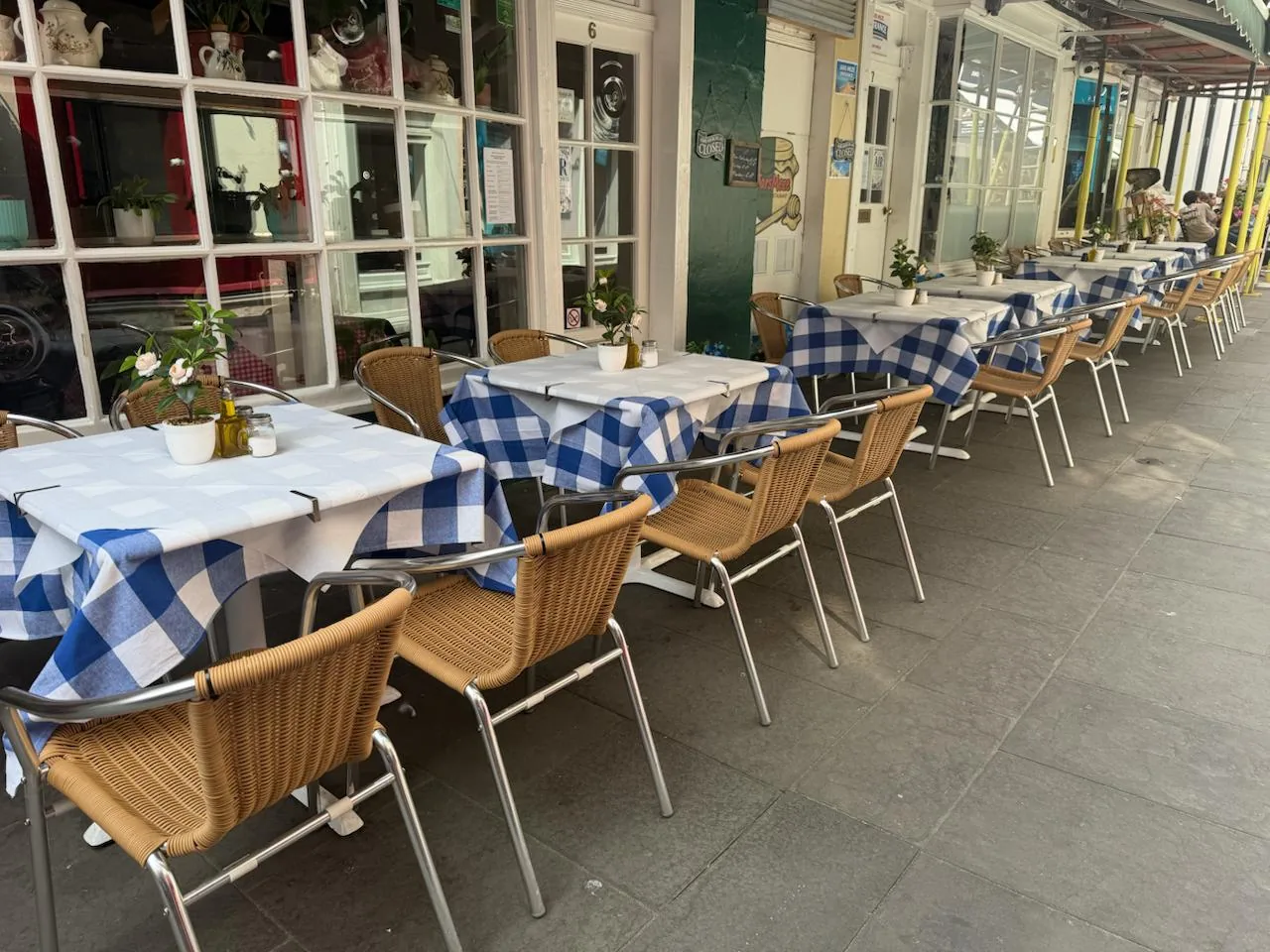The Jars Meze doorway on Northumberland Place